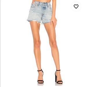 Levi’s high rise wedgie shorts